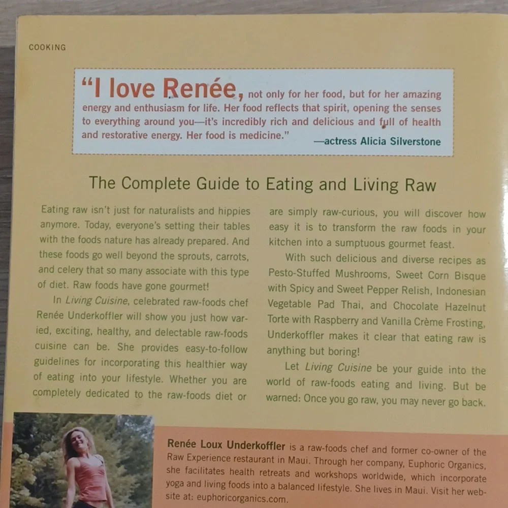Raw Vegan Cookbook Bundle: Living Cuisine & The Raw Cure Vegan recipes